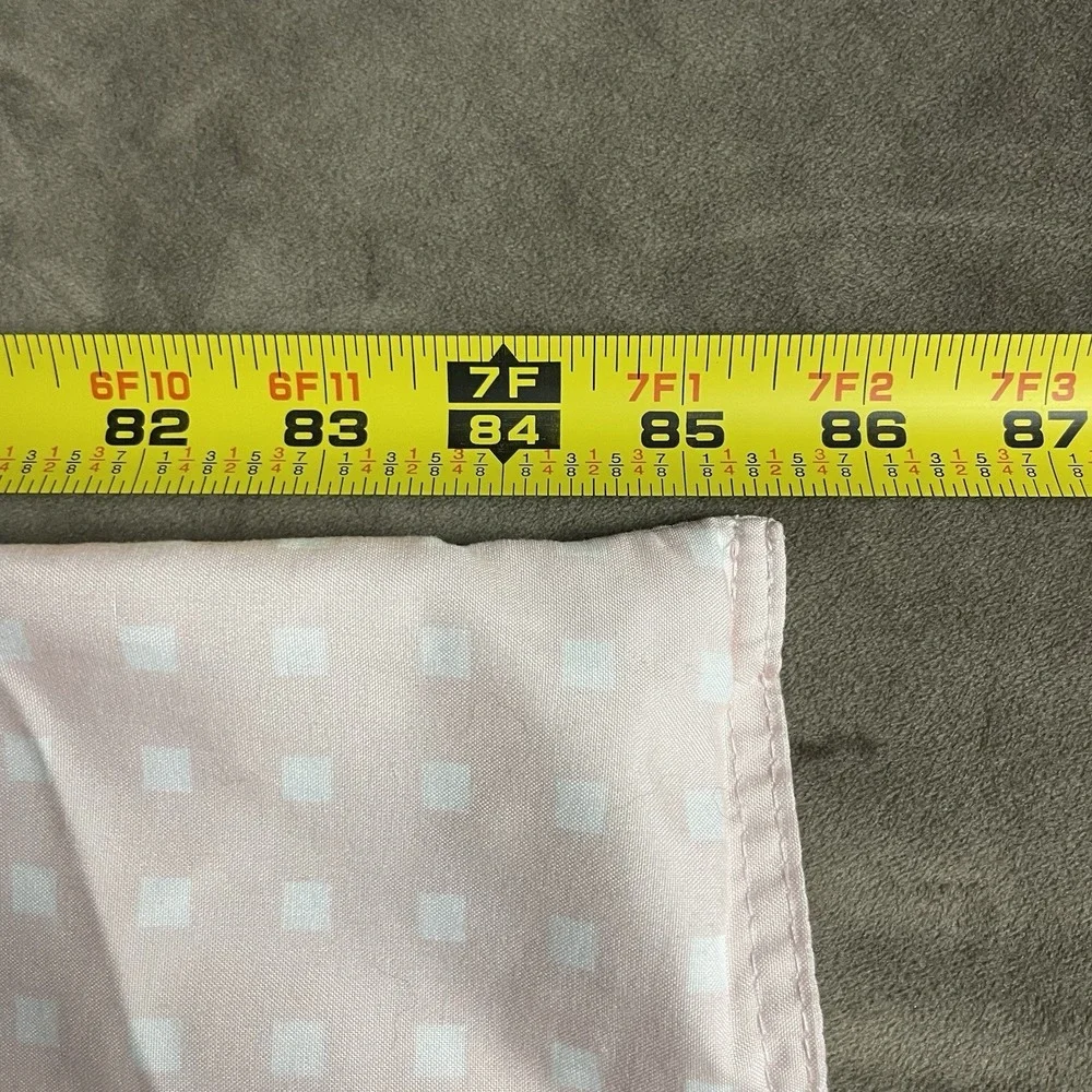 City Scene Penelope Duvet Set 2 Pillow Shams Full Double Size Pink White Squares